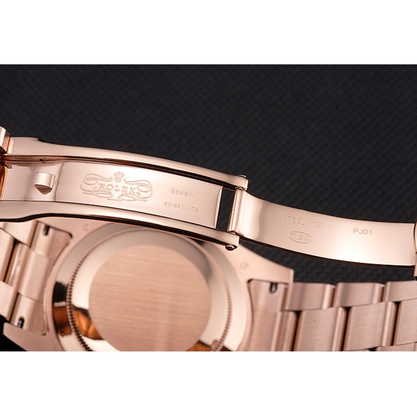 MiroTime 0807 Rolex Sky Dweller Rose Gold Dial Rose Gold Case And Bracelet